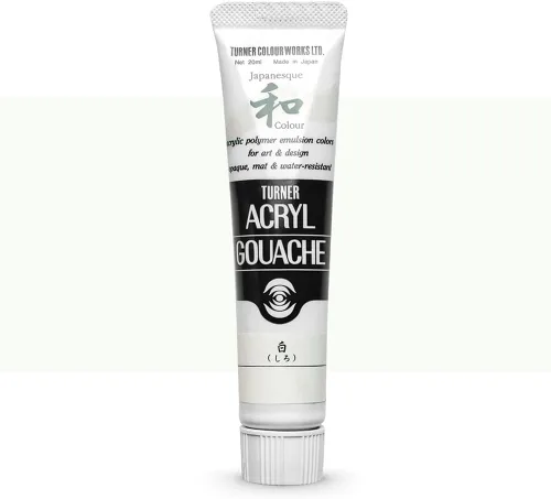 Miniatura 9 de Turner's AG020350 Gouache acrílico, color japonés, color agua dulce (Usuzuiro), 0.7 onzas líquidas (0.7 fl oz) (Nº 6)