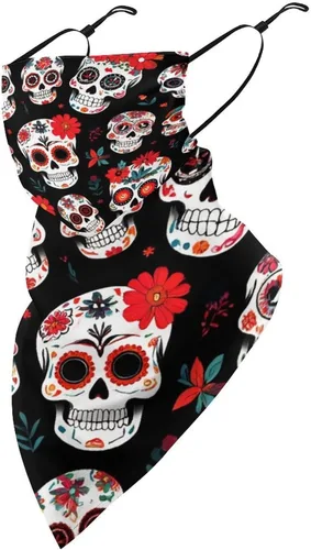 Miniatura 18 de Bufanda reutilizable con protección solar UV para las orejas, bandana reutilizable para la cara Color985