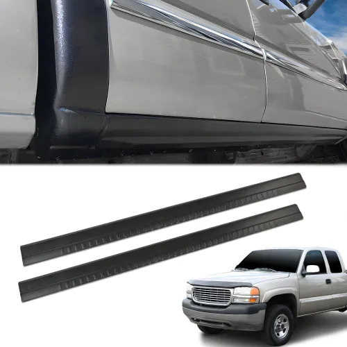Miniatura 7 de PIT66 Cubiertas de óxido para balancines laterales compatibles con Chevy&GMC 1500 2500 3500 Reg, Ext y Crew 1999-2006/Compatible con Chevy