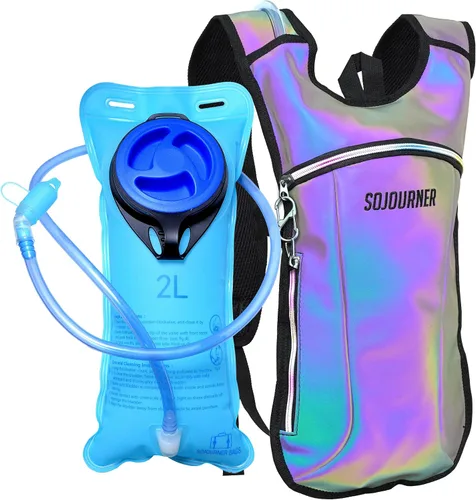Miniatura 8 de Sojourner Rave Paquete de Hidratación - Mochila de Hidratación - Paquete de Hidratación con Vejiga de 2L - Mochila de Agua para Festivales