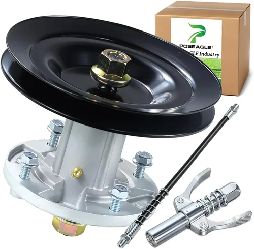 Miniatura 12 de El conjunto de husillo GY21099 previamente engrasado reemplaza a GY20867 GY20592 para tractores de césped 190C D170 E180 G110 LA150 LA175 S180 100