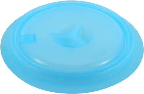 Miniatura 6 de Kichwit, cubierta de plato para microondas de silicona plegable, apta para lavavajillas y sin BPA, azul, 10.2