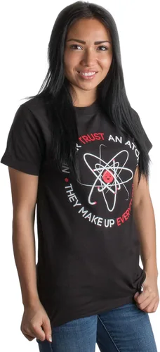 Miniatura 3 de Never Trust an Atom, They Make Up Everything Camiseta unisex de ciencia divertida