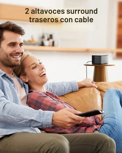 Miniatura 7 de ULTIMEA Sistema de sonido envolvente 7.1 para TV con Dolby Atmos, barra de sonido de 460 W para TV con subwoofer de 6.5 pulgadas, control por