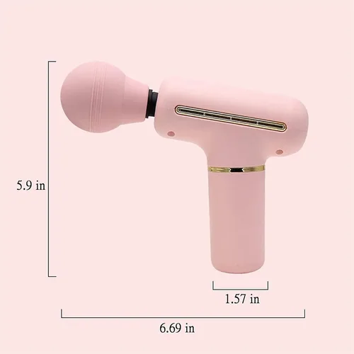 Miniatura 2 de Pistola de masaje, pistola de masaje muscular masajeador de tejido profundo, masajeador muscular de tejido profundo de mano con 4 velocidades