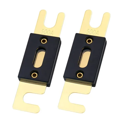 Miniatura 53 de Baomain Paquete de 2 fusibles ANL de 300 A a granel con terminales chapados en oro para audio de automóvil, amplificador, camión, barco, RV
