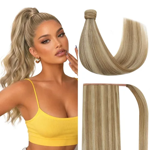 Miniatura 26 de Ve Sunny - Extensión de cabello humano real con pinza, extensiones de cabello lacio con clip, color marrón moca, 20 pulgadas, 2.82 oz