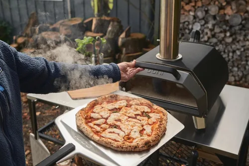 Miniatura 3 de Ooni Karu 2 Pro - Horno de pizza multicombustible – Horno de pizza de madera y gas al aire libre con piedra para pizza y termómetro integrado, horno