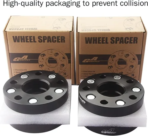 Miniatura 7 de GAsupply 1" 5x4.5 Espaciadores centrados de rueda Hubcentric 25mm 5x114.3 60.1mm de orificio de buje 12x1.5 pernos, para Toyota Tacoma 2WD X-Runner