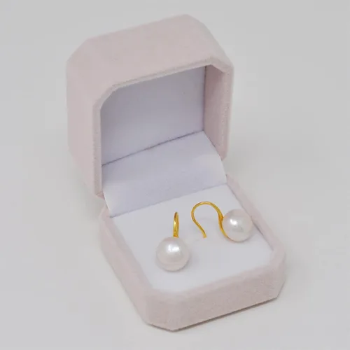 Miniatura 6 de Collar de perlas reales cultivadas en agua dulce de 0.118-0.433 in, plata de ley 925, aretes colgantes simples y colgantes, regalos para mujer