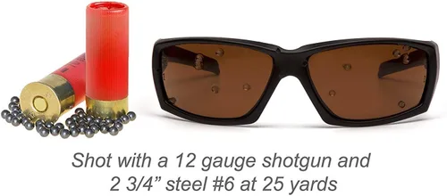 Miniatura 5 de Venture Gear Overwatch - Gafas de sol de seguridad para disparos, lente antivaho gris bosque Negro / bronce