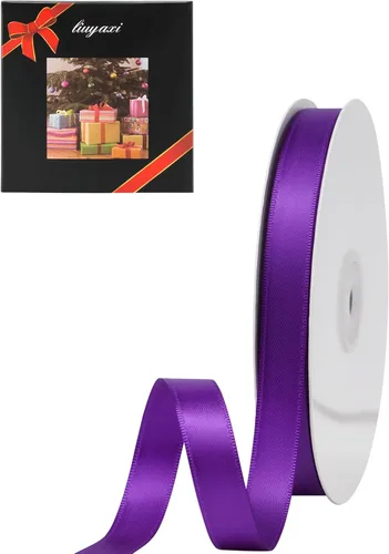 Miniatura 37 de LIUYAXI - Cinta de satén roja de doble cara, 2 pulgadas X 25 yardas continuas, cintas perfectas para envolver regalos, ramo de boda, decoración DIY