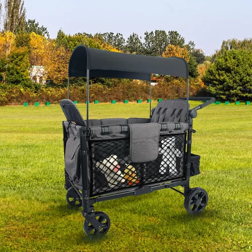 Miniatura 7 de Red de carga para cochecito wagon, organizador de cochecito de bebé, red de carga de malla para espacio de almacenamiento adicional, gran capacidad