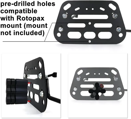Miniatura 5 de Xitomer Bastidores de soporte para alforjas, apto para FZ-07 MT-07 2014 2015 2016 2017 2018 2019 2020 2021 2022 2023 2024 FZ 07 Portabicicletas