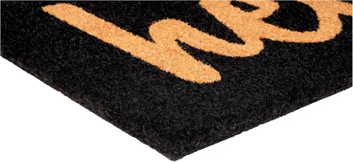 Miniatura 4 de Calloway Mills Script Hello Felpudo (negro/natural, 24 x 48 pulgadas)