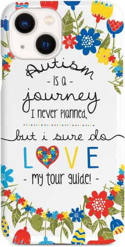 Miniatura 11 de Inspired Cases - Funda con textura 3D para iPhone Xs Max - Funda protectora de goma para iPhone Xs Max de Apple - El autismo es un viaje