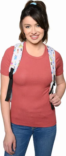 Miniatura 8 de Disney Mochila para portátil de 16 pulgadas, bolsillo de carga D100, princesa Minnie Mouse AOP