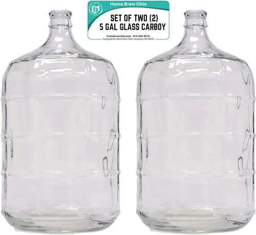 Miniatura 2 de Home Brew Ohio Juego de 2 carboy de vidrio de 5 galones
