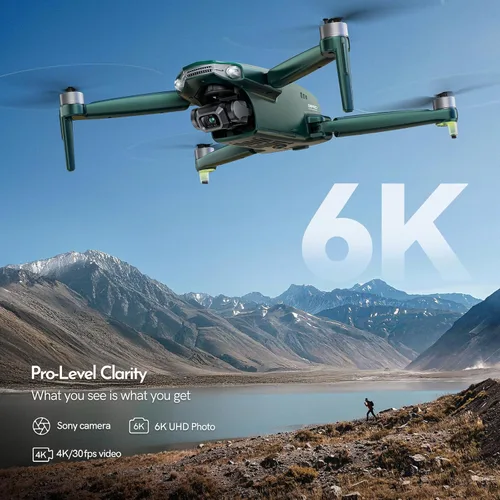Miniatura 3 de Gleesfun Dron G11PRO 6K con cámara para adultos, video 4K/30fps, cardán sin escobillas de 3 ejes, tiempo de vuelo de 70 minutos con 2