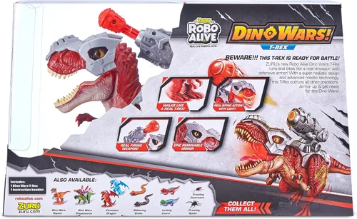 Miniatura 3 de United Pacific Designs 7132: Zuru Robo Alive Dino Wars Series 1 T-Rex