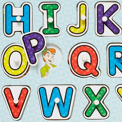 Miniatura 9 de Melissa & Doug Disney Classics - Rompecabezas de madera con diseño del alfabeto (26 piezas)