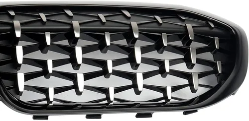 Miniatura 6 de Rejilla de diamante G20 G28 compatible con rejillas de riñón frontales BMW Serie 3 2019 2020 2021 2022, rejilla de reemplazo de parachoques Rejilla