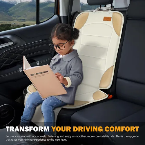 Miniatura 4 de Siivton Protector de Asiento de Auto para Asientos Infantiles, Funda de Asiento de Auto de Tela 600D Resistente al Agua, Respaldo Antideslizante