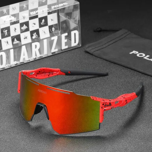 Miniatura 3 de Gafas de sol polarizadas deportivas para hombres y mujeres, jóvenes y niños. Gafas de sol para béisbol y sóftbol, para ciclismo y correr C40