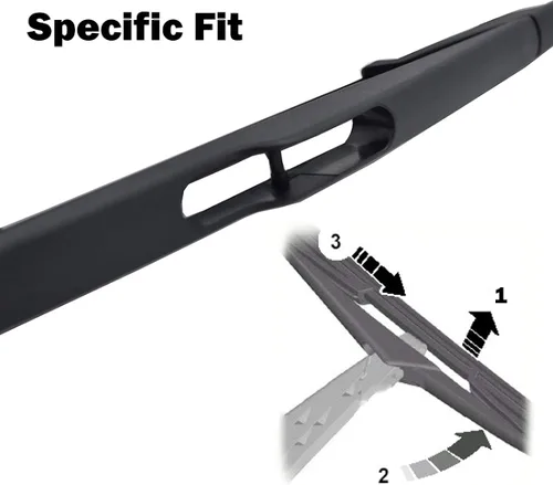 Miniatura 3 de WouND Rear Wiper Blade Wipers,For Opel For Zafira B Mk2 2005-2011 14" Rear Windscreen Cleaning Window Replacements Parts