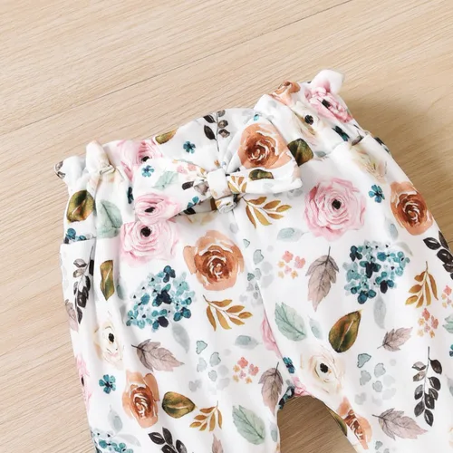 Miniatura 10 de fioukiay Conjunto de ropa de verano para bebés y niñas recién nacidas prematuros, mameluco, pantalones, diadema, conjunto de ropa para el verano
