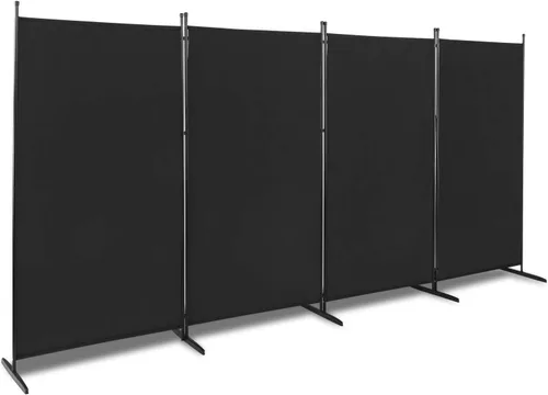 Miniatura 9 de Pantalla de privacidad plegable portátil de 3 paneles, divisor de habitación de 6 pies, divisores de pared portátiles de oficina, divisores