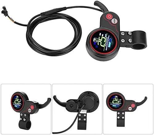 Miniatura 4 de Controlador de scooter eléctrico, controlador de motor sin escobillas, 36V-48V 250W-350W con pantalla de palanca de cambios
