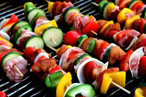 Miniatura 4 de KingSeal - 1600 pinchos de madera de bambú natural para parrilla, 10 pulgadas x 0.118 in de diámetro, para shish keabs, barbacoa y arreglos