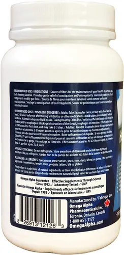 Miniatura 2 de Omega Alpha Healthy Colon Plus 180 Cápsulas