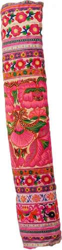 Miniatura 9 de CCcollections Bolsas de esterilla de yoga y pilates – Correa de transporte ajustable bordada, bolsa de yoga única bohemia