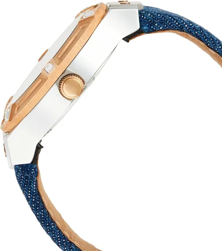Miniatura 3 de GUESS W0289L1 Iconic Blue Denim Reloj multifunción para mujer