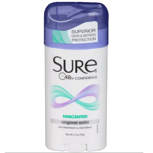 Miniatura 6 de Sure Desodorante 2.7 oz Original Solid Regular (Paquete de 6)