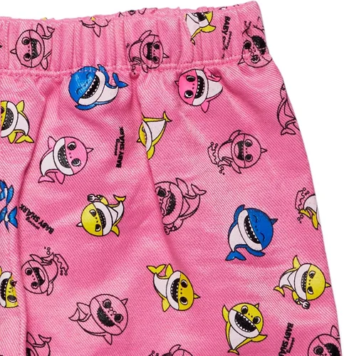 Miniatura 6 de Pinkfong Conjunto de camiseta y pantalones cortos para niñas de Baby Shark