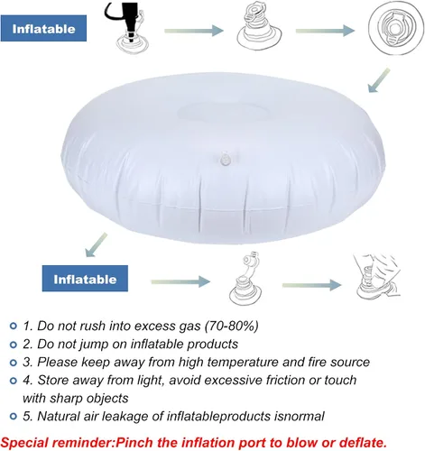 Miniatura 3 de Cojín inflable de repuesto para silla de columpio para niños