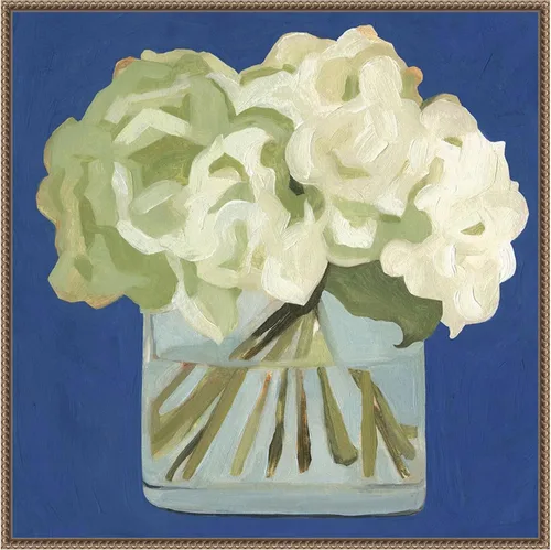 Miniatura 19 de Amanti Art Lienzo enmarcado para pared, 16 x 16 pulgadas, hortensias blancas II por Emma Scarvey, lienzo enmarcado para pared, obras de arte