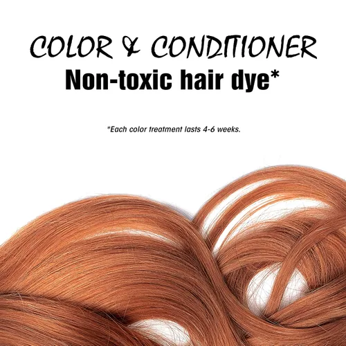 Miniatura 3 de Light Mountain Tinte y acondicionador de cabello de henna, tinte para el cabello castaño rojizo para hombres y mujeres, polvo orgánico de hoja