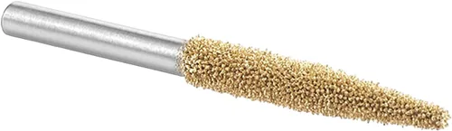 Miniatura 2 de Kutzall Fresa Rotary Cónica Original, Eje de 1⁄8", Fina - Broca de Tallado de Madera para Dremel, Foredom, DeWalt, Milwaukee. Carburo de Tungsteno