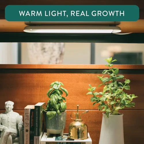 Miniatura 5 de Modern Sprout Smart Growbar V2 - Luz LED de cultivo para plantas de interior, espectro completo debajo del gabinete, luz de crecimiento