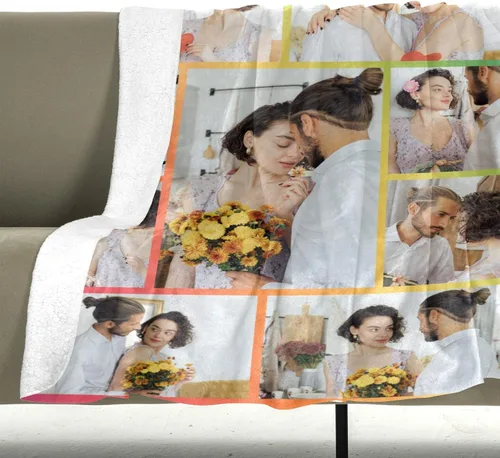 Miniatura 212 de Mantas personalizadas con foto, manta de fotos personalizada, mantas personalizadas con imagen, regalos personalizados para mujeres, hombres