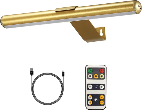Miniatura 2 de MIOBLUE Luces Inalámbricas para Cuadros con Control Remoto, Luz para Pinturas Recargable Completamente de Metal, Lámpara de Exhibición de 16