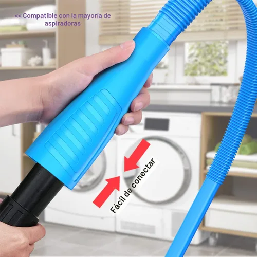 Miniatura 3 de Sealegend - Juego de 2 piezas de kit limpiador para ventilación de secadora y cepillo flexible para pelusa de secadora, accesorio para manguera