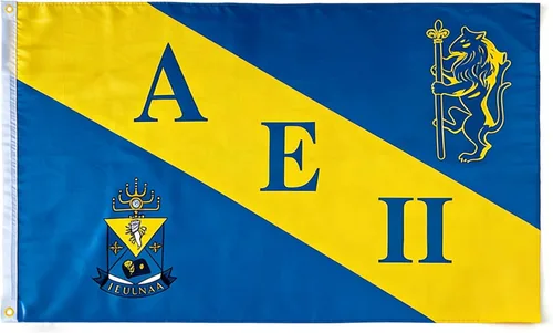 Alpha Epsilon Pi - Bandera oficial de fraternidad, ojales de latón y doble costura, pancarta de poliéster para decoración de pared de interiores y