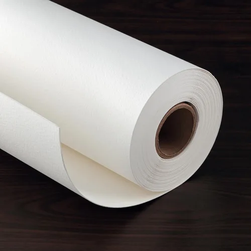 Miniatura 6 de New York Central Rollo de papel de acuarela grande para artistas, prensa en frío de 300 libras, 31 pulgadas x 10.94 yardas, 100% algodón, blanco
