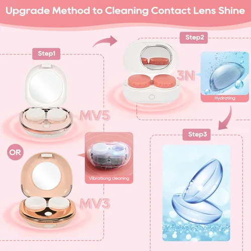 Miniatura 2 de Máquina de hidratación de lentes de contacto 3N, debe utilizarse con la máquina limpiadora de lentes de contacto de la serie MV, lente suave