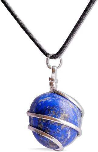 Miniatura 67 de PYOR Collar con colgante curativo de Reiki de cristal, gemas de buena suerte, prosperidad, riqueza, piedras preciosas naturales, collares de buena